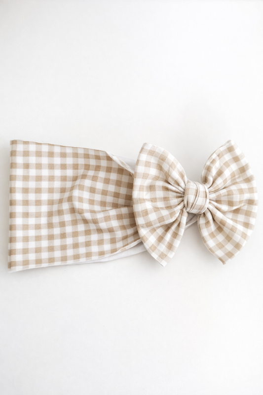Gingham Headwrap
