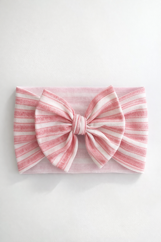 Pink Stripes Headwrap